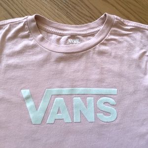 Van’s Logo Graphic Tee Size Medium Pink